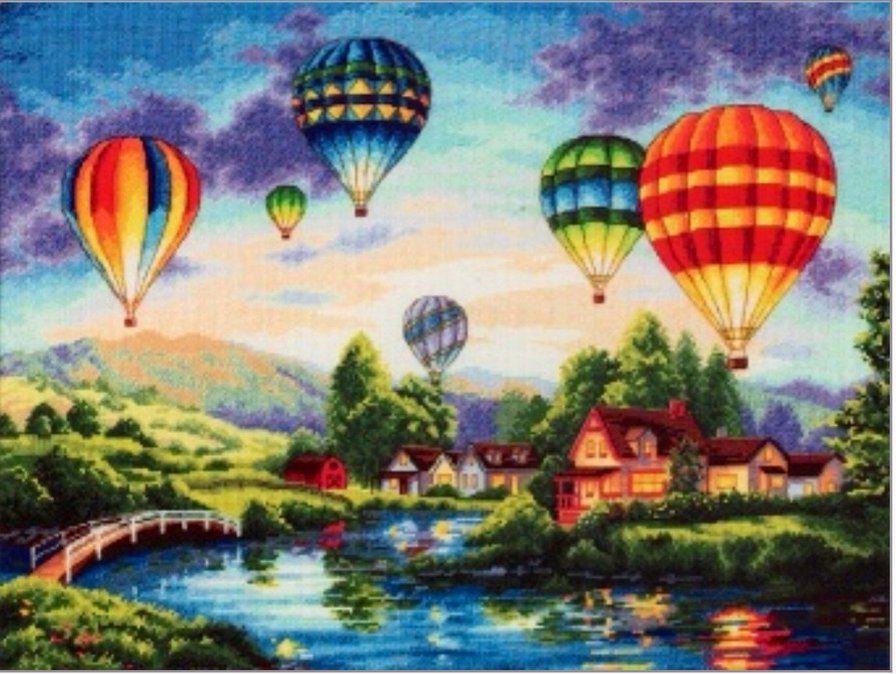 шары в небе - оригинал