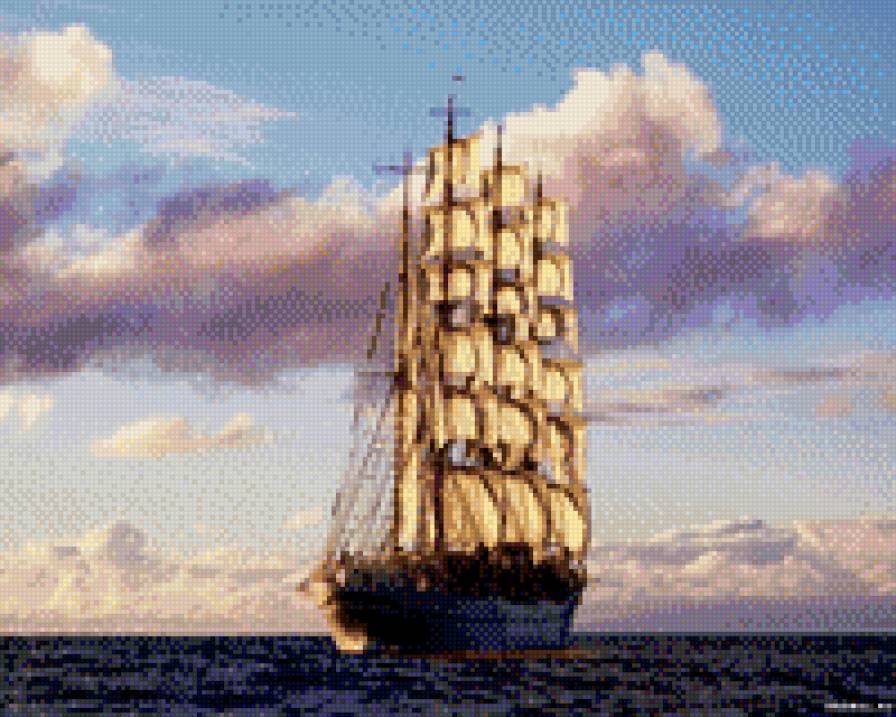 Море корабль - предпросмотр