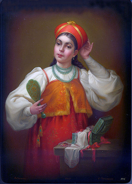 русская красавица - оригинал