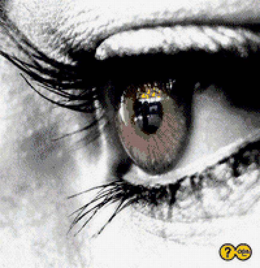 глаз - женщина, глаз - предпросмотр