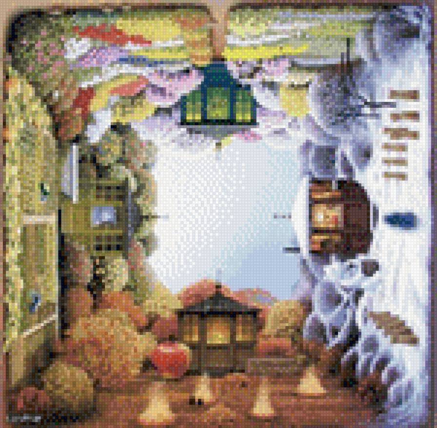 Времена года - осень, зама, лето, весна - предпросмотр