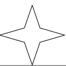 Схема вышивки «звезда»