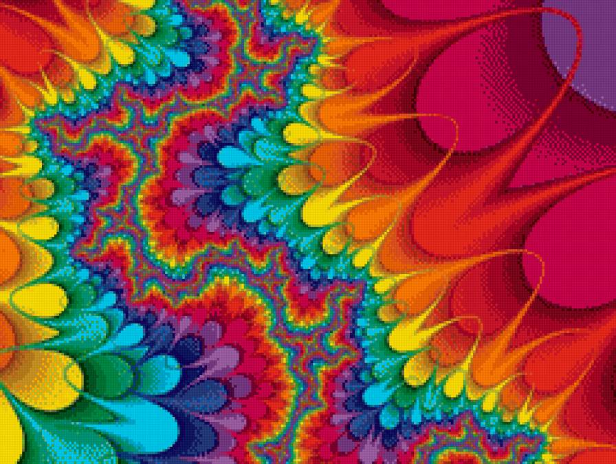 яркий узор - узор - предпросмотр