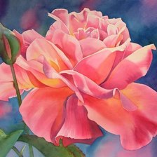 Схема вышивки «роза»