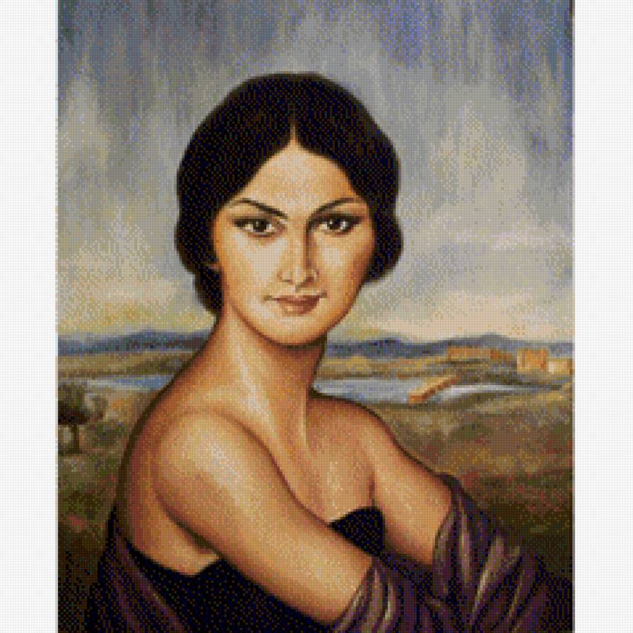 Dama julio Romero de torres - arte-pintores - предпросмотр