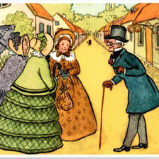 Схема вышивки «гуляние»