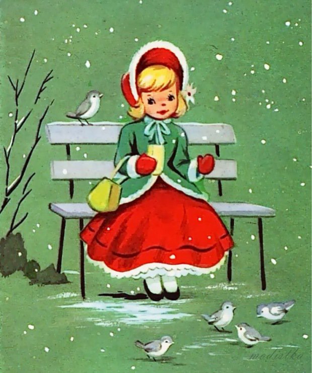 на прогулке - оригинал