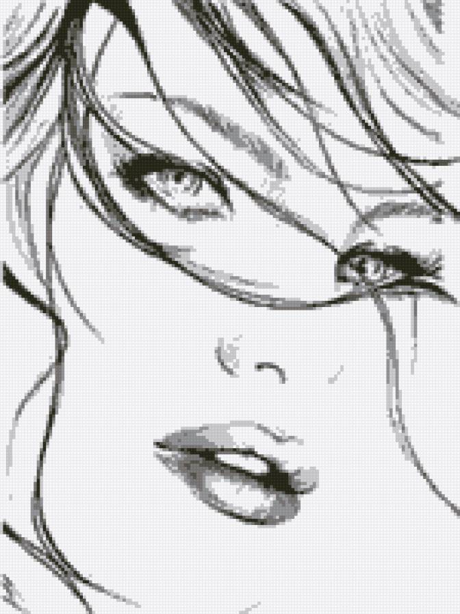 взгляд, девушка - давушка - предпросмотр