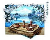 чайный сервиз - чай, чайный сервиз, натюрморт - оригинал