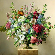 Схема вышивки «букет»