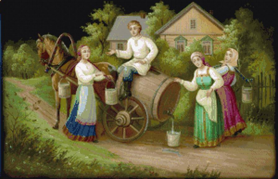 Водовоз - картина - предпросмотр