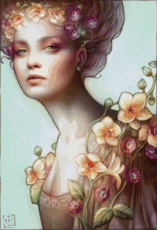 фея цветов - девушка - предпросмотр