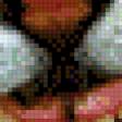 Предпросмотр схемы вышивки «тигр агрессия» (№875297)