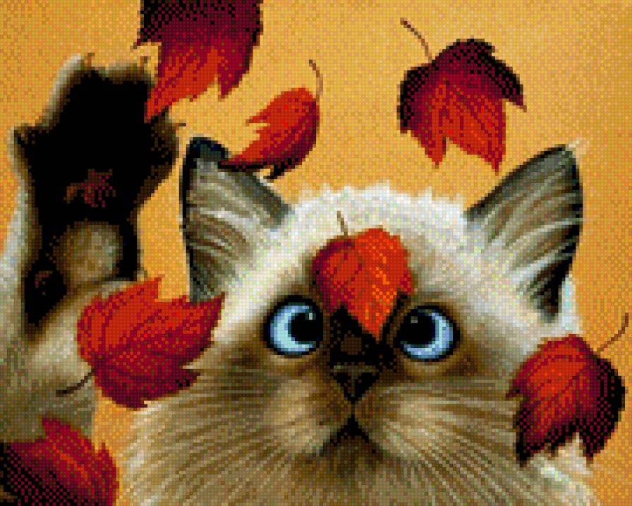 Котяра. Кот. Листопад - предпросмотр