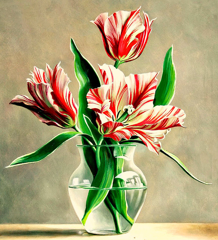 Тюльпаны - букет, цветы - оригинал