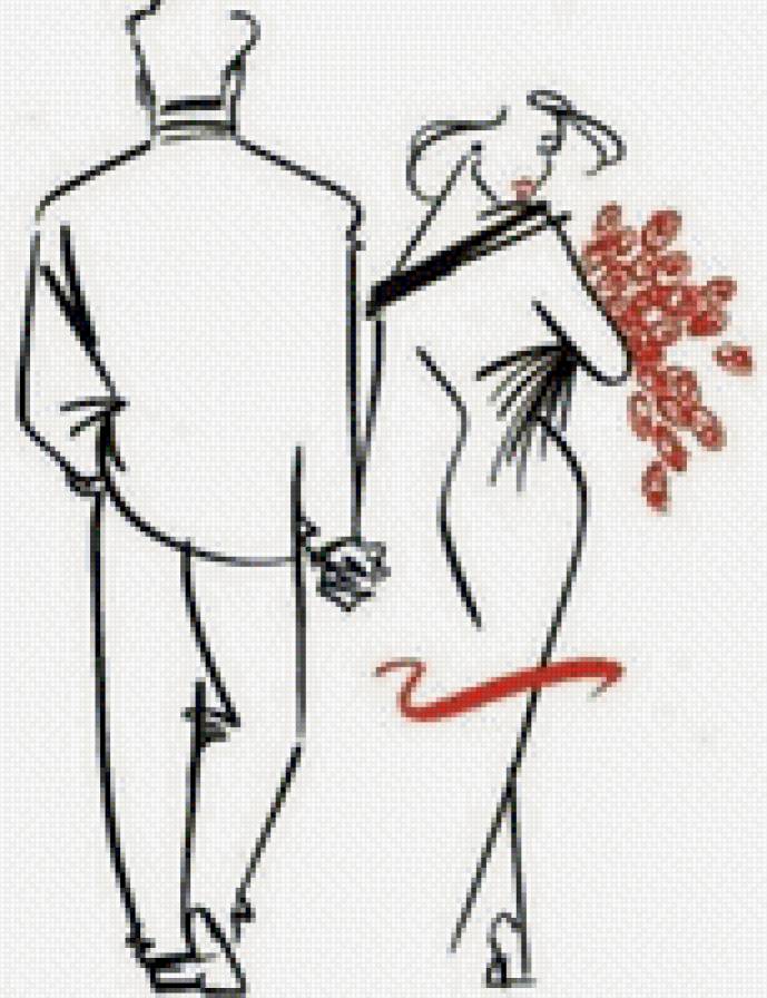 Встреча любимых 2 - пара, любовь, люди, свидание, моно - предпросмотр