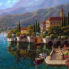 Схема вышивки «bob pejman.Пейзаж»