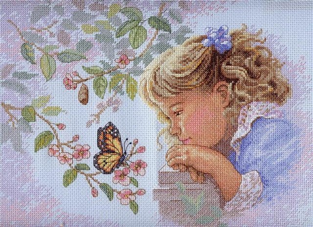 девочка - бабочка, девочка - оригинал