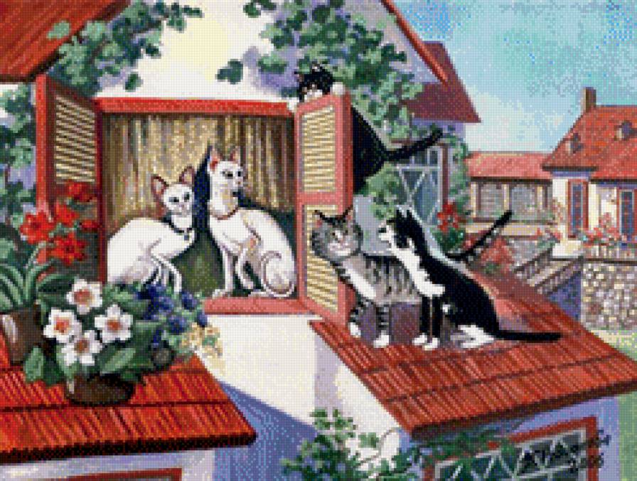 свидание - дом, любовь, свидание, пара, кот - предпросмотр