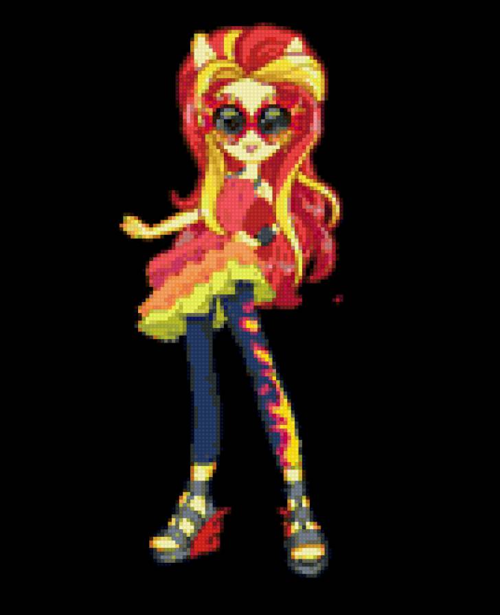 Сансет Шиммер - сансет шиммер, млп, дружба это чудо - предпросмотр