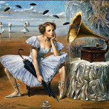 Схема вышивки «Балет»