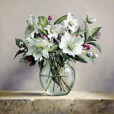 Схема вышивки «красивый букет»