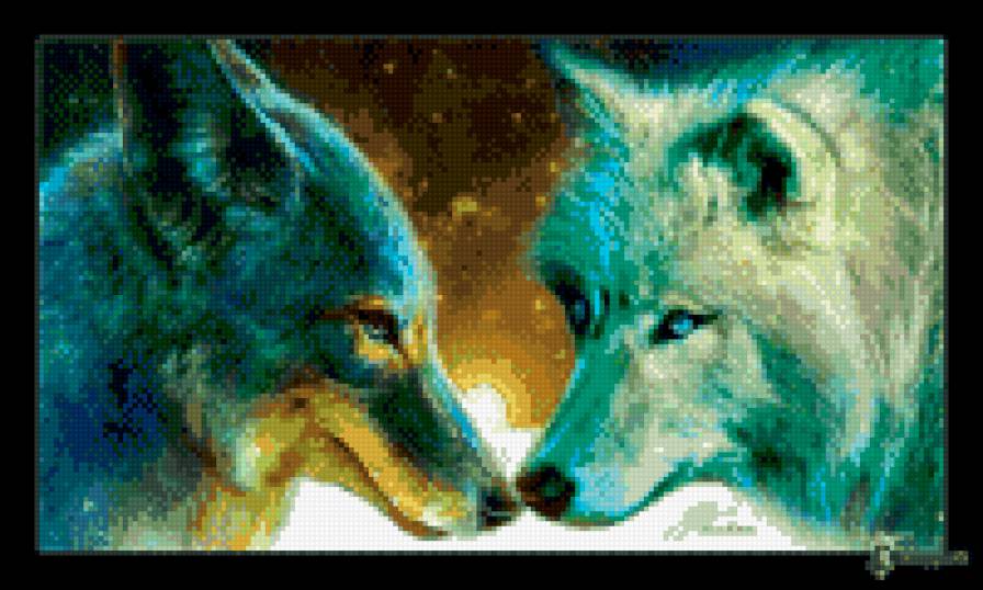 волки - схема, волки - предпросмотр