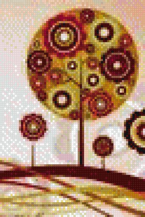 Осень абстракция - осень, времена года, деревья - предпросмотр