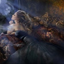 Схема вышивки «фэнтези поцелуй . Impetuous Arrival»