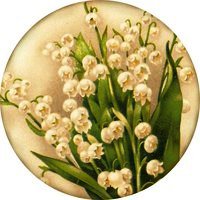 открытка - ландыши, цветы, открытка, весна - оригинал