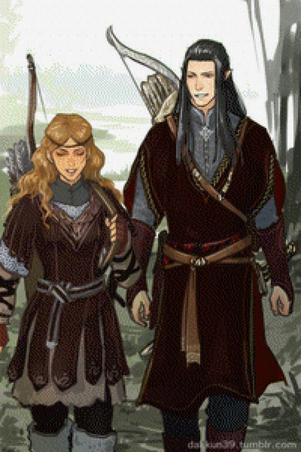 Карантир и Халет - эльфы, сильмариллион, аданет - предпросмотр