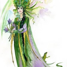 Схема вышивки «Хозяйка Медной горы»