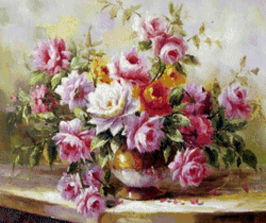 Букет роз - букет, цветы - предпросмотр