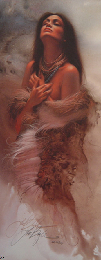 художник Lee Bogle - картина, люди - оригинал