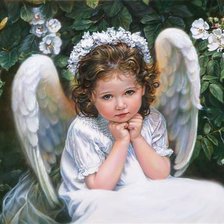 Схема вышивки «мой ангел»