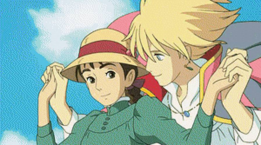 Ходячий замок - ходячий замок, аниме, хаул, софи, хаяо миядзаки - предпросмотр