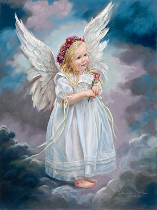 №879268 - дети, девочка, ангел - оригинал