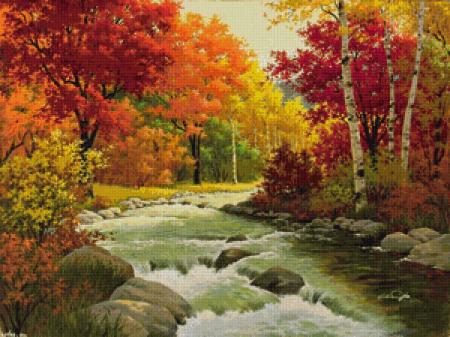 №879427 - осень, пейзаж, природа, река - предпросмотр