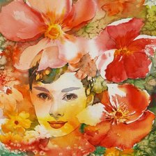 Лицо девушки