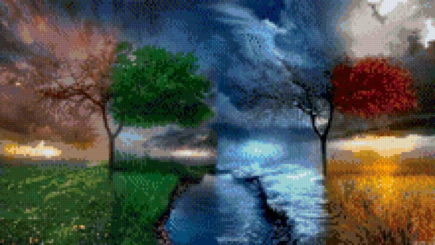 природа - времена года - предпросмотр