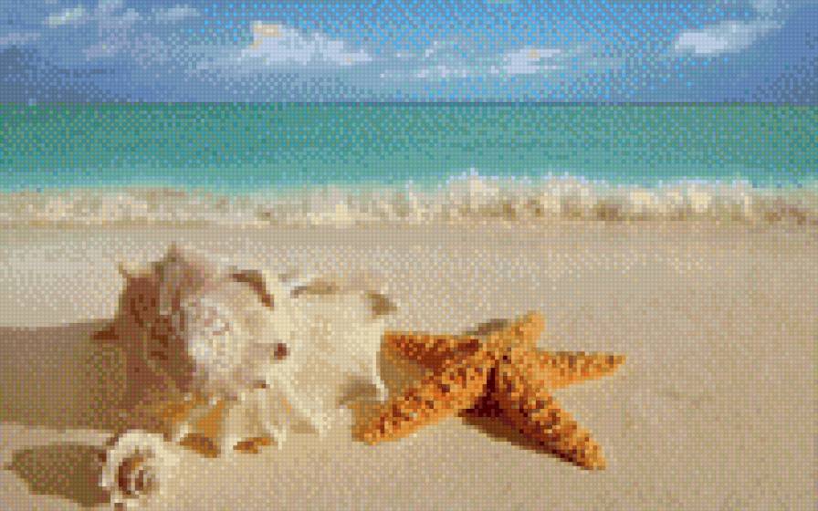 пляж - море вечер - предпросмотр