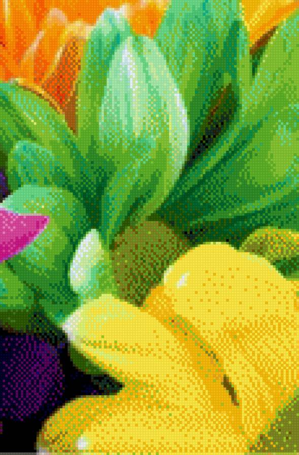 Цветы. Часть 3 - триптих - предпросмотр