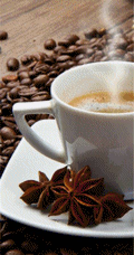 Кофе. Часть 1 - триптих, кухня, чашка, кофе, зерна - предпросмотр