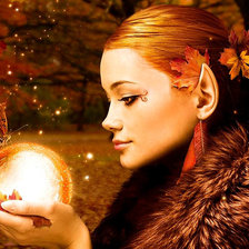 Схема вышивки «Эльфийка»