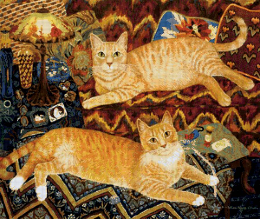 рыжики - котики, коты - предпросмотр