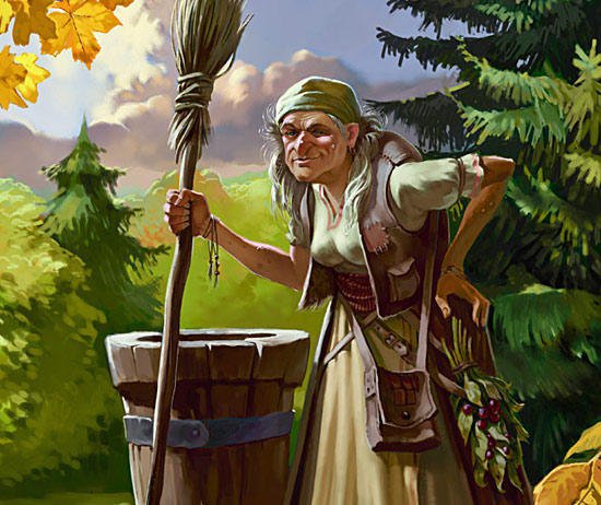 баба яга - фентази - оригинал