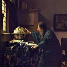 Оригинал схемы вышивки «El astronomo [Vermeer]» (№881244)
