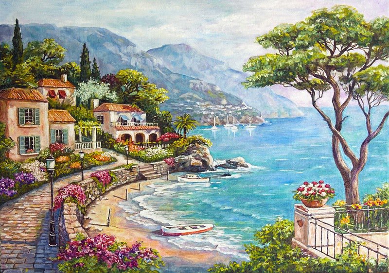 №881306 - италия, море, пейзаж - оригинал