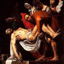 El santo entierro Caravaggio