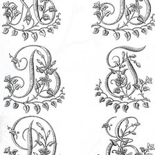 Оригинал схемы вышивки «русский алфавит А-Е» (№882706)